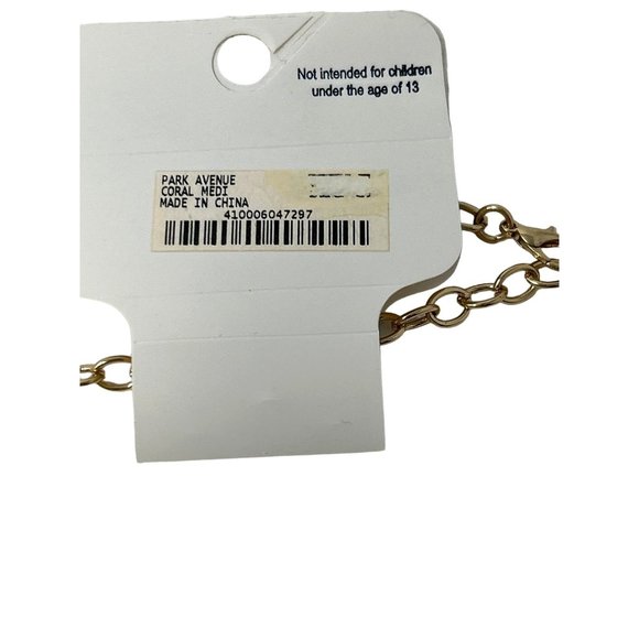 Charming Charlie Jewelry - Gold Plated with Light Peach Stones & Rhinestones - Picture 8 of 8